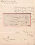 Bayern - Frabertsham 20. FEB K1 Dienstbrief n. Wang 1882 - mit Inhalt