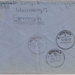 All.Bes. - 80+84 Pfg. Ziffer Eil-Einschreibebrief Brannenburg - München 1947