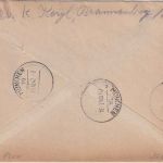 All.Bes. - 80 Pfg. Ziffer u.a. Eil-Einschreibebrief Brannenburg - München 1947