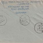 AM-Post - 25+5+12 Pfg amerik. Druck Einschreibebrief Raubling - München 23.11.45