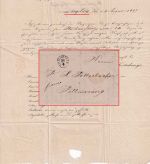 Bayern - Traunstein 30/8 Fingerhut-K1 Vertreteravis (Augsburg !) 1839