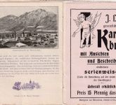 Bayern - 3 Pfg. Wappen Drucksache/Ansichtenkartenbrief Berchtesgaden 1904