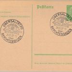 DR - Obersalzberg ü. Berchtesgaden 1. Dt. Beamtentag SST a. Ganzsache