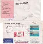 BRD - 2x140 Pfg. Made in Germany Feldpost-Einschreibebrief Feldpost 5100 13.9.88