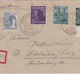 All.Bes. - Potsdam-Geltow ü. Potsdam 2 Poststelle I Einschreibebrief 1.7.47