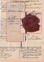 Preussen - Jüterbog 17/8 K2 Post-Insinuationsdokument n. Wittenberg 1849