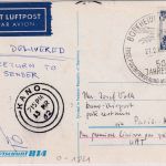 DDR - Borkheide 1962 SST Luftpostkarte Zuleitungspost UAT-Flug Paris/Kano