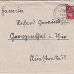 DR - Ostseebad Müritz Thüringer HJ-Ostseelager 1937 SST Brief n. Georgenthal