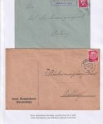 Uffenheim - Landpoststellen Sammlung (93 versch. Belege/Stempel)
