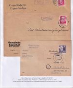Uffenheim - Landpoststellen Sammlung (93 versch. Belege/Stempel)