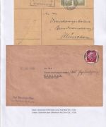Uffenheim - Landpoststellen Sammlung (93 versch. Belege/Stempel)