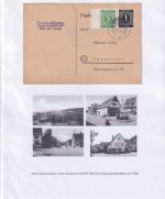 Uffenheim - Landpoststellen Sammlung (93 versch. Belege/Stempel)