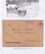 Uffenheim - Landpoststellen Sammlung (93 versch. Belege/Stempel)