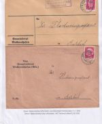 Uffenheim - Landpoststellen Sammlung (93 versch. Belege/Stempel)