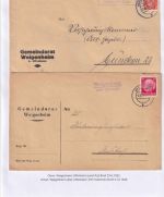 Uffenheim - Landpoststellen Sammlung (93 versch. Belege/Stempel)