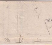 Bayern - 3 Kr. Quadrat blau Brief gMR 282 Regenstauf - Walderbach 29.6.1851