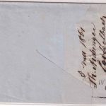 Bayern - 3 Kr. Quadrat blau Brief oMR 689 Waldthurn - Fürth 7/5 1861 Nachporto