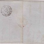 Bayern - 3 Kr. Quadrat blau Brief gMR 159 Giebelstadt - Würzburg 16/8 1858