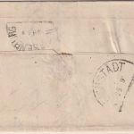 Bayern - 3 Kr. Quadrat rot Brief oMR 695 Eitensheim - Weißenburg 26/9 1865
