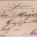 Bayern - Stadtamhof 7/1 Zier-K1 3 Kr. Wappen geschn. Brief/Muster ohne Wert 1870