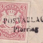 Bayern - Postablage Pförring L2 3 Kr. Wappen geschn. Brief n. Irlbach 14.4.1870