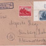DR - Kathendorf ü. Oebisfelde Landpost-Ra2 brief n. Limburg 1944
