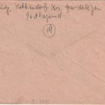 DR - Kathendorf ü. Oebisfelde Landpost-Ra2 brief n. Limburg 1944