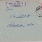 DDR - Schönberg Kr. Seehausen Landpost-Ra2 Brief n. Seehausen 1963