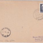 DDR - Stendal nachträglich entwertet 1963 Erstflugkarte DDR-Lufthansa