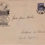 DR - Langenstein 1924 illustrierter Firmenbrief (Geflügelhof) n. Wolmirstedt