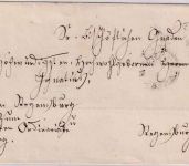 Bayern - 3 Kr. Wappen geschn. Brief gMR 588 Winklarn Bischofsbrief 29/1 1868
