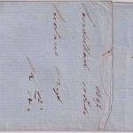 Bayern - 3 Kr. Wappen geschn. Chargebrief gMR 290 Lohr - Schweinfurt 12/7 1867