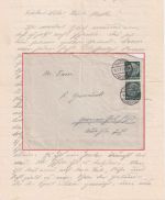 DR - Allstedt (Helme) 1937 Brief (Gebietsführerschule Rudolf Schröter)