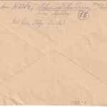 DR - (15) Schmiedehausen ü. Apolda Landpost-Ra2 Brief n. Düsseldorf 5.2.45