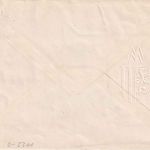 DDR - Gaberndorf ü. Weimar Landpost-Ra2 Schmuckkuvert n. Regensburg 1957