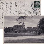 DR - Neustädt/Werra ü. Gerstungen Landpost-Ra2 Karte n. Jägersdorf 1938