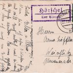 DR - Hörschel ü. Eisenach Landpost-Ra2 Karte n. Weischlitz 1939