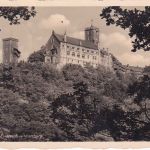 DR - Hörschel ü. Eisenach Landpost-Ra2 Karte n. Weischlitz 1939