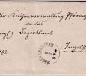 Bayern - Postablage Pförring L2 Dienstbrief ü. Münchsmünster n. Ingolstadt