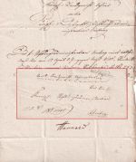 Bayern - de Weiden Schreib-L1 Dienstbrief Vohenstrauss - Amberg 1818