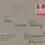DR - Gumperda ü. Kahla Landpost-Ra2 Brief n. Waldsieversdorf 1935
