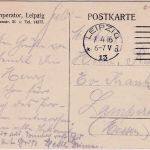 Sachsen - Leipzig Cafe Imperator Innenansicht sw-AK gelaufen/Feldpost 1916