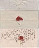 Preussen - Eilenburg 1832/51 5 Briefe (4x m. Inhalt) m. versch. Stempel