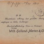 DR - 20+5 Pfg. Germania Nachnahme-Einschreibedrucksache n. FRANKREICH 1910