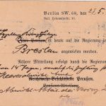 DR - Berlin 1920 Karte/Heeressache (Gen.Lt. v.d. Heyde) n. Schleswig