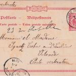 DR - 10 Pfg. K/A Ganzsachenkarte n. BELGIEN/Poste restante K1 Suderode 1891