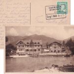 DR - Garmisch München Bahnpost Zug 1368 apt. Ra4 Karte Badersee - Calw 1925