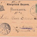 Bayern - Eibsee 7. JUL 96 K1 (Saisonpostamt) 5 Pfg. Ganzsache n. Berlin