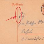 DR - 7 1/2 Pfg. Germania Ganzsache/Automatenkarte Weisser Hirsch - Kassel 4.9.17