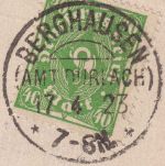 DR-Infla - Berghausen (Amt Durlach) 17.4.23 KOS Karte n. Buggingen